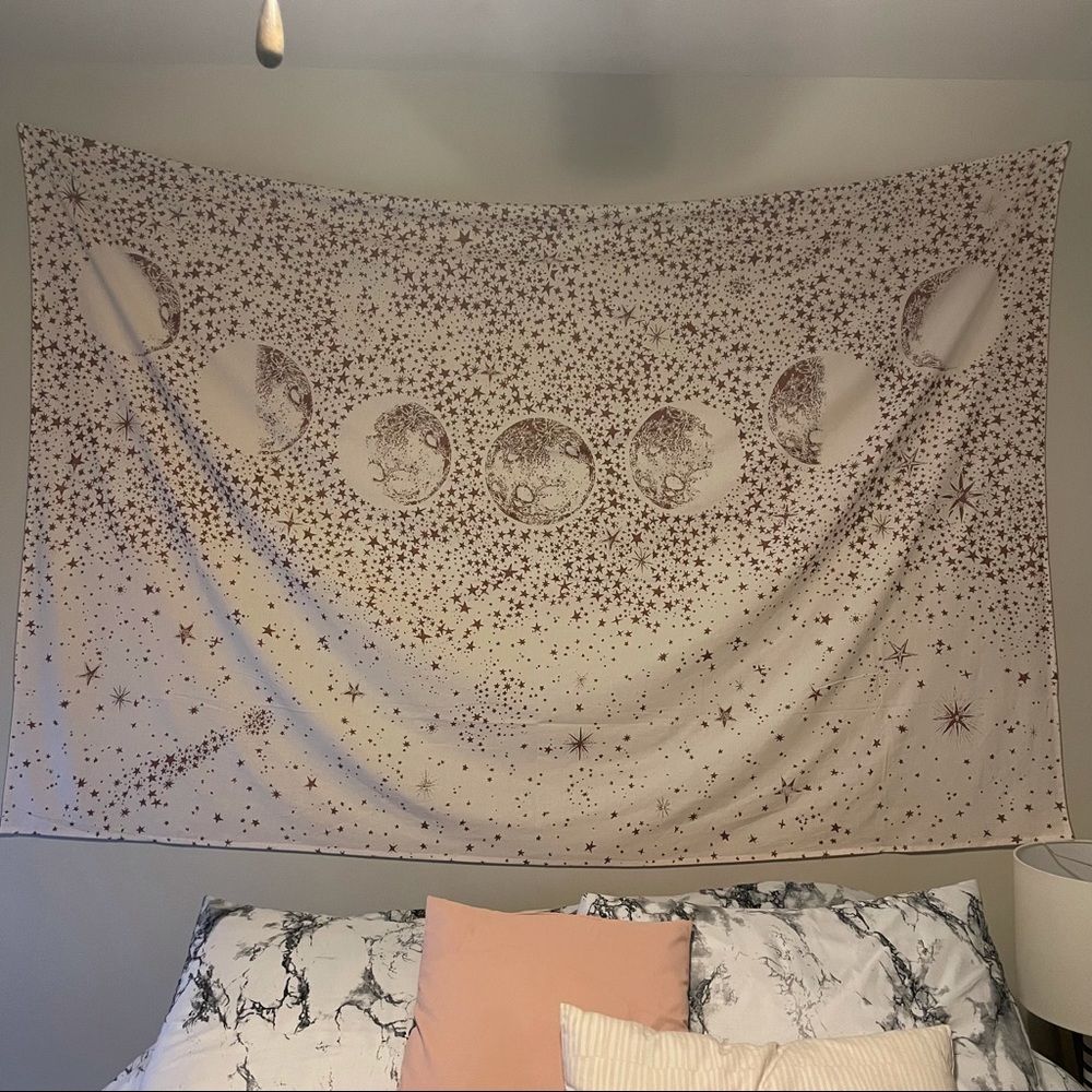 Urban Outfitters Pink Galaxy Tapestry - Picture 2 of 3
